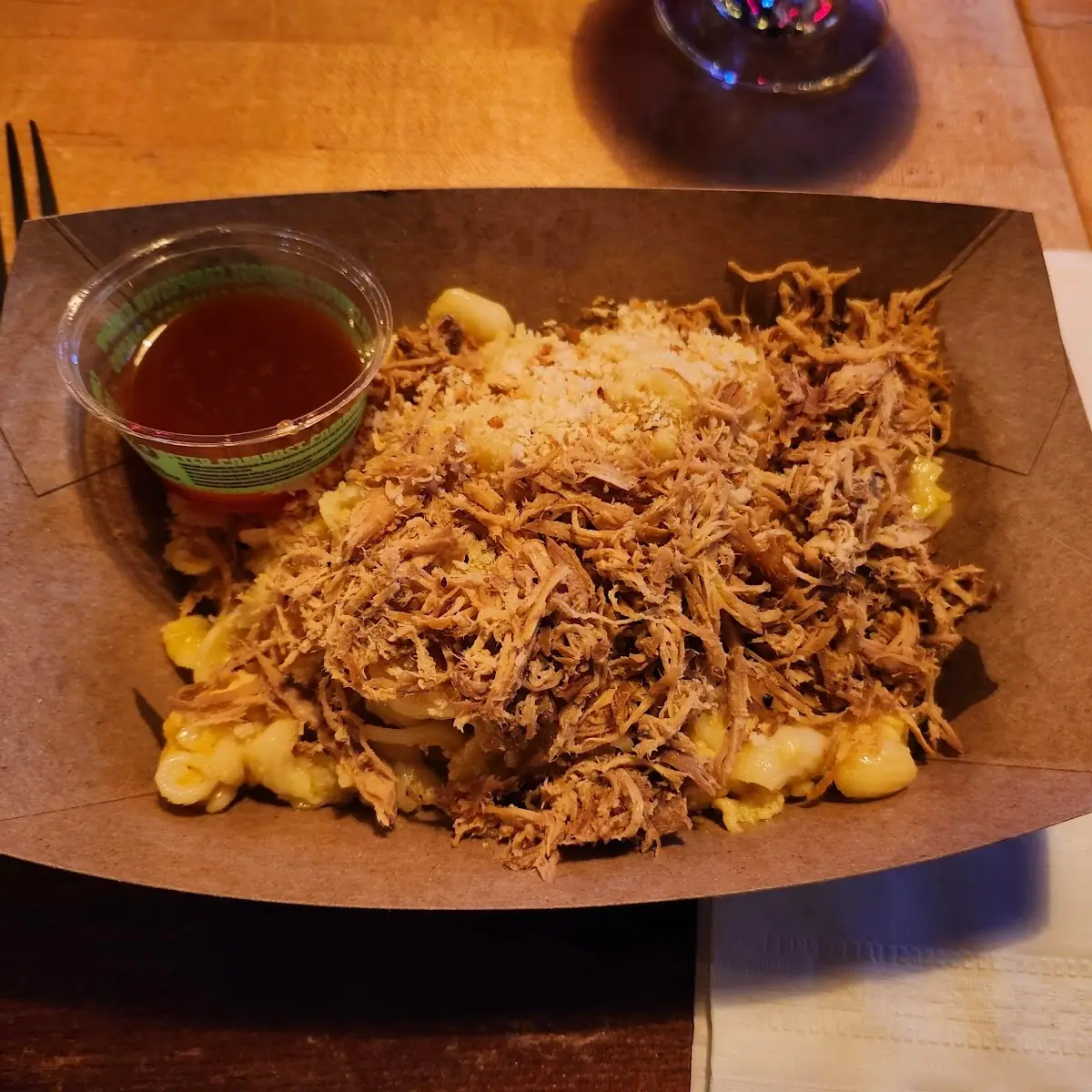 Mac and Cheese with Smoked Pulled Chicken