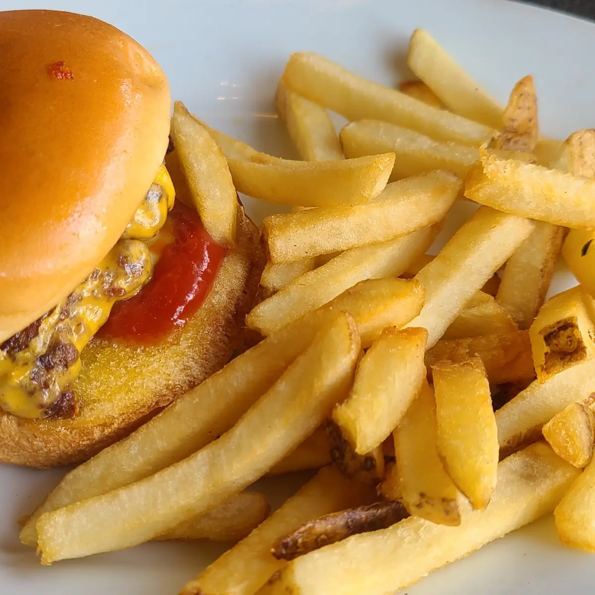 American Burger and Fries