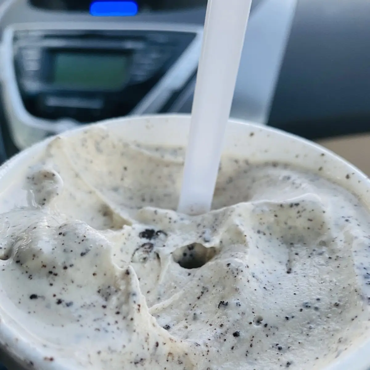 Sonic Blast Made with Oreo Cookie Pieces