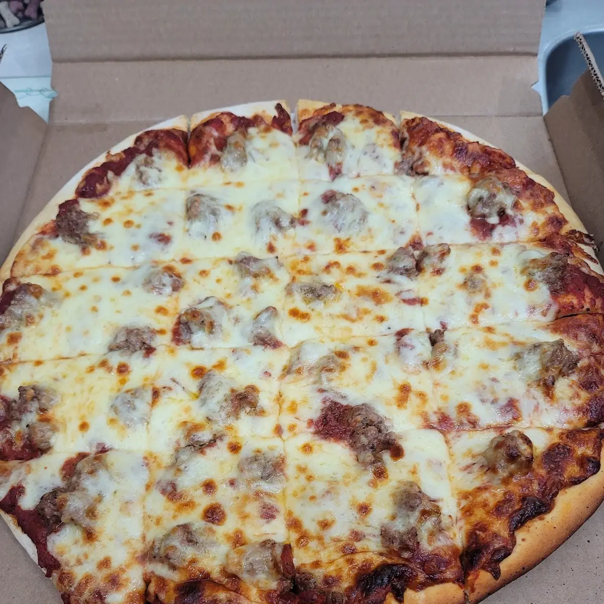 I Call It Proper Pizza Chunk Sausage Regular Crust