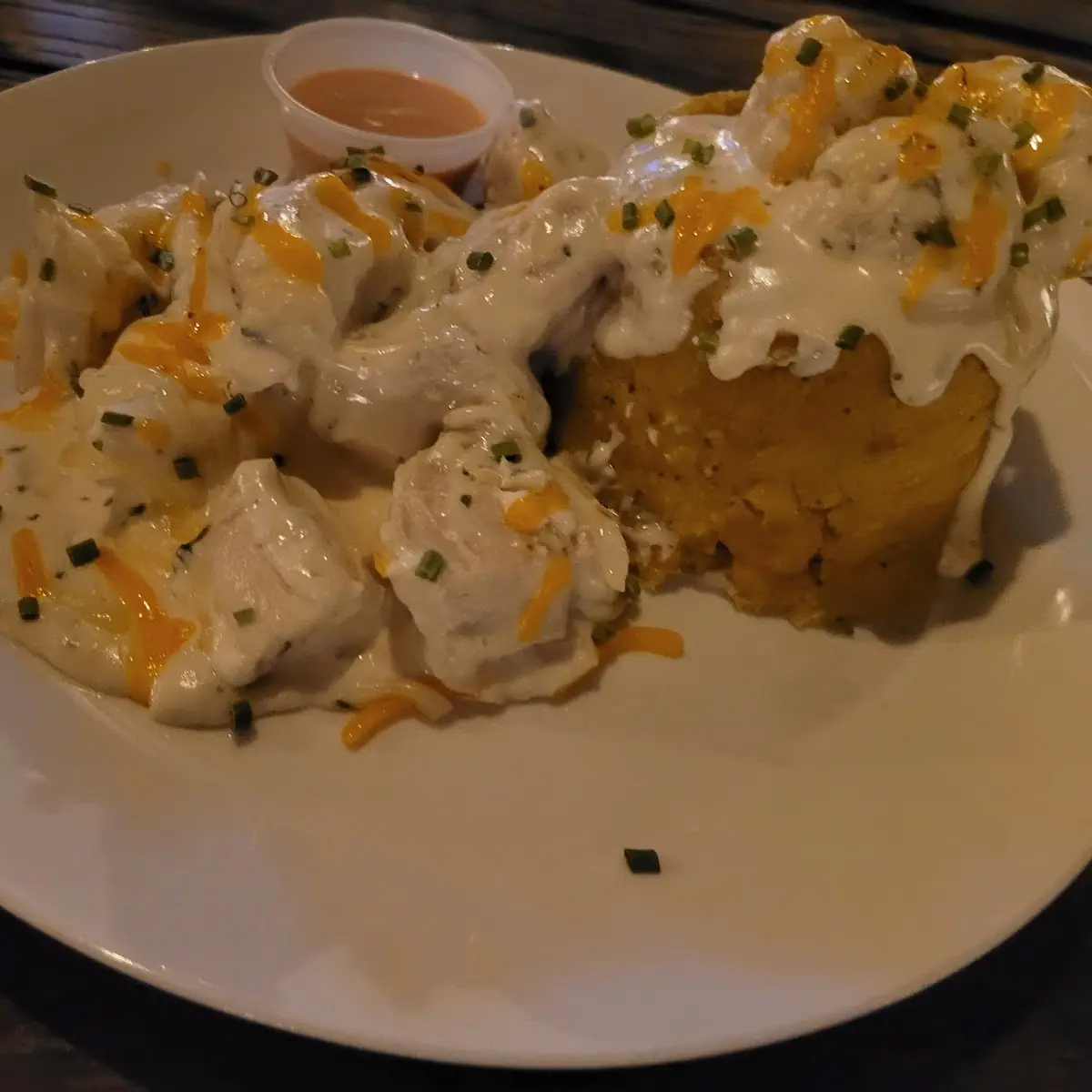 Pechuga de Pollo En Salsa Alfredo