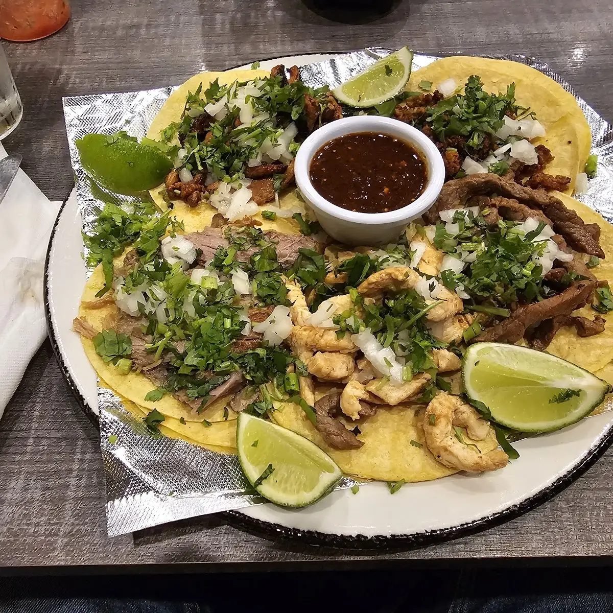 5 Taco Appetizer Sampler