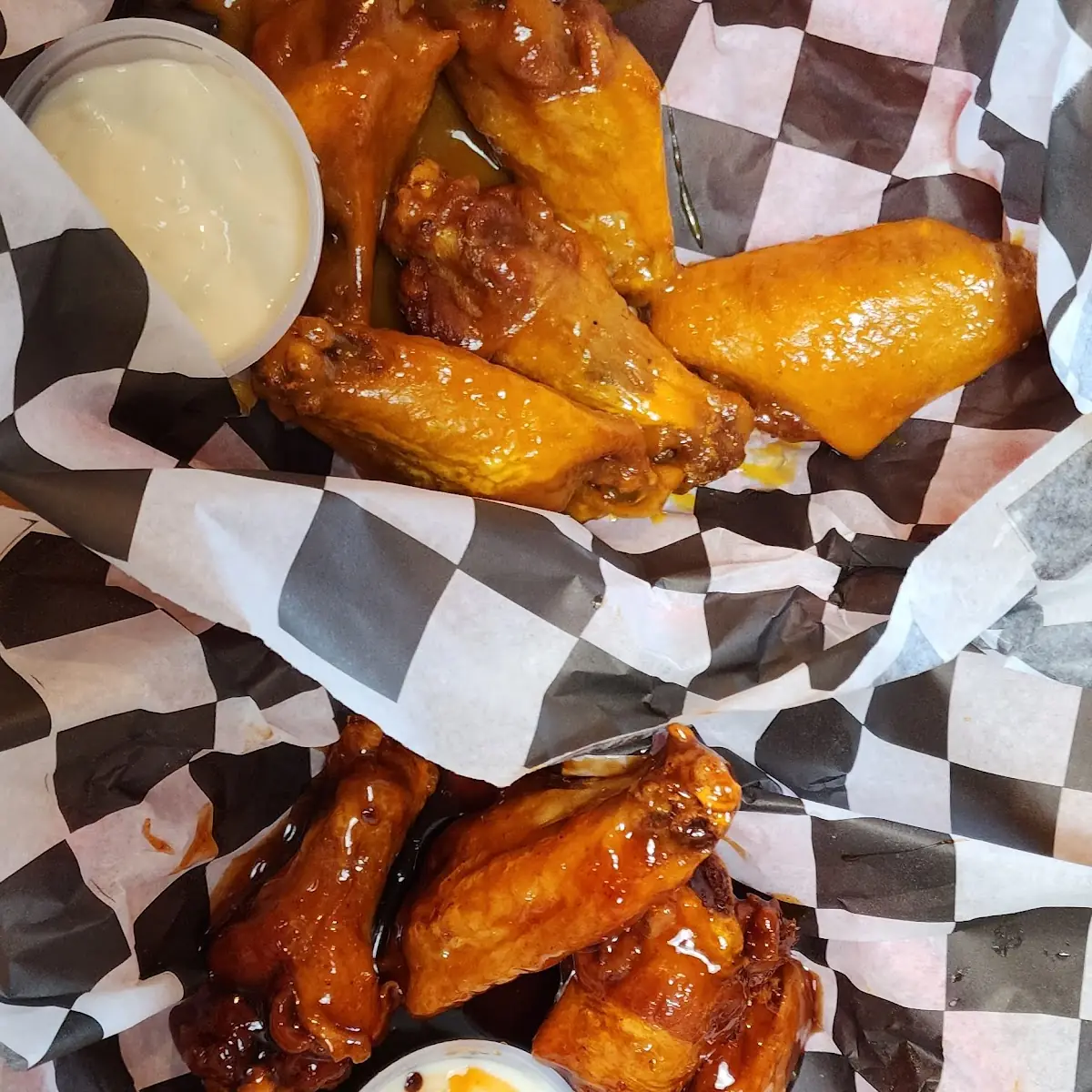 BBQ and Mustard Wings