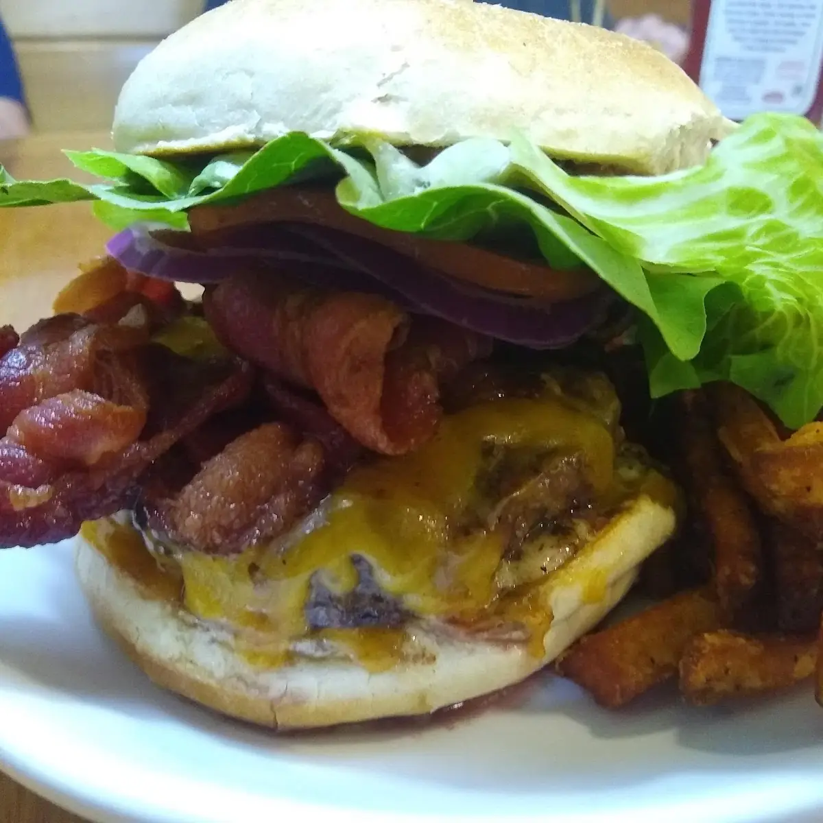 Too Much Bacon Burger