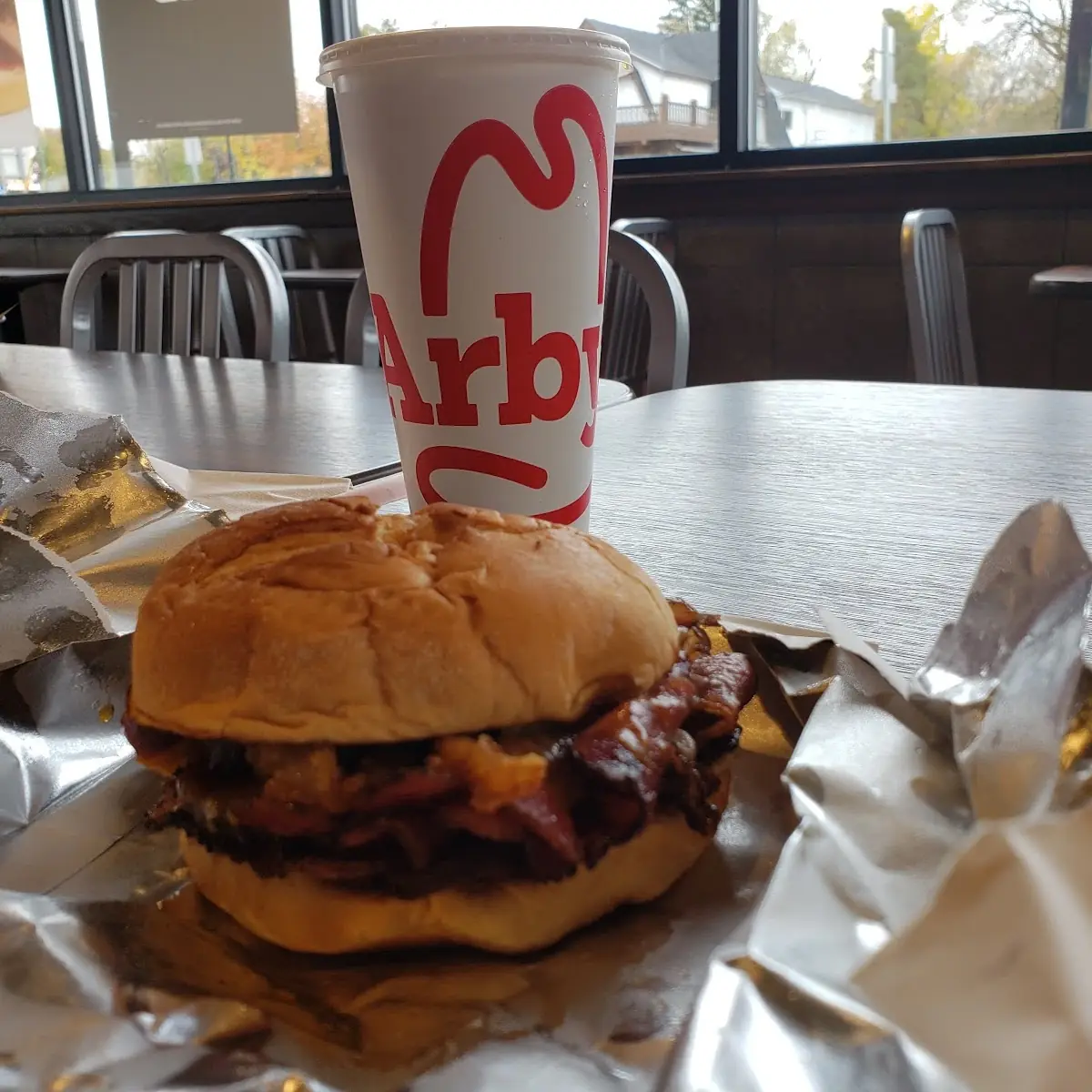 Quarter Pound Chopped Brisket Sandwich