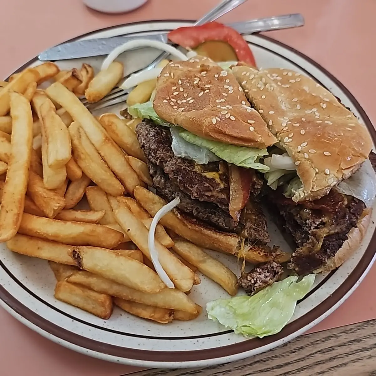 Double Bacon Cheese Burger Sub Chedder