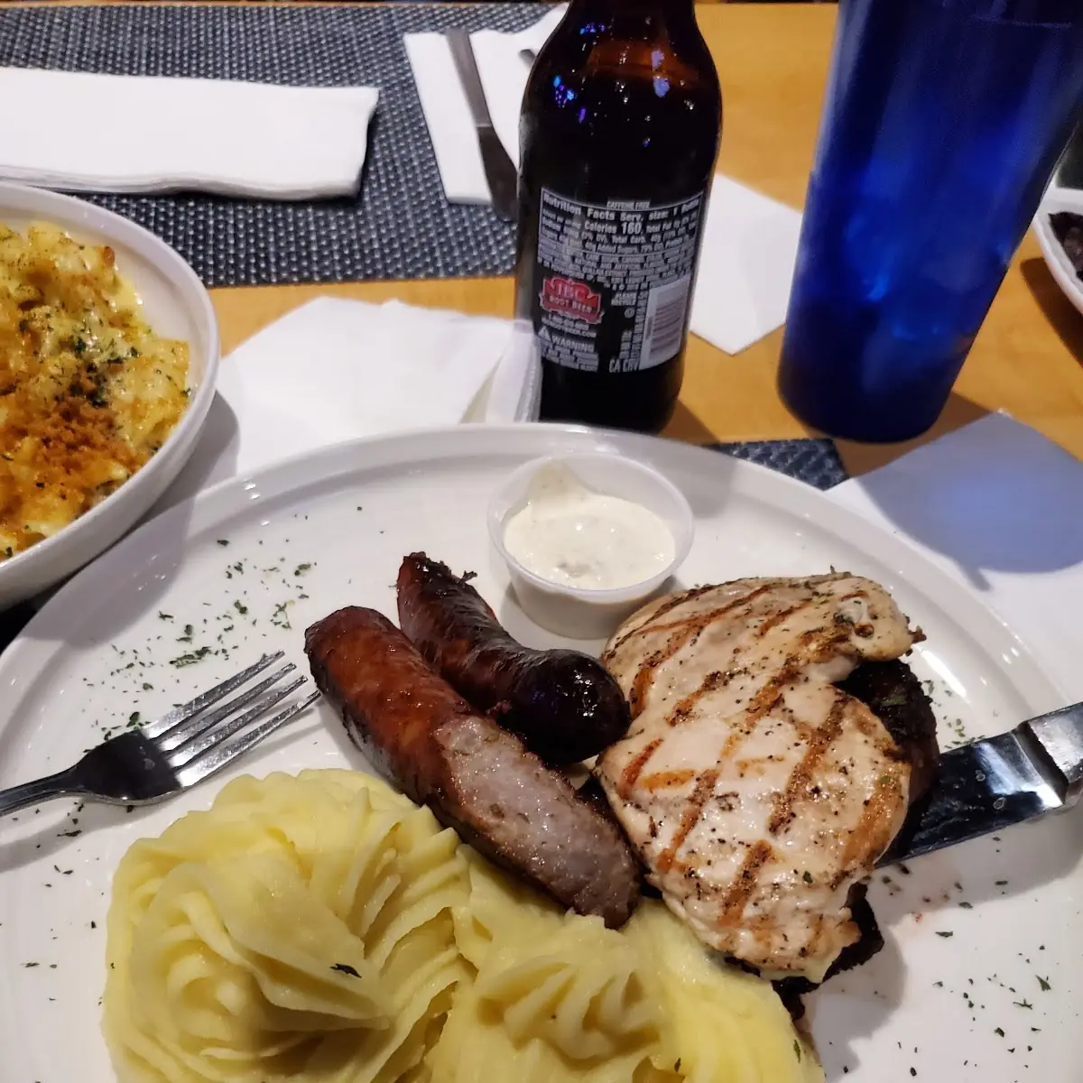 Sausage Chicken Mashed Potatoes
