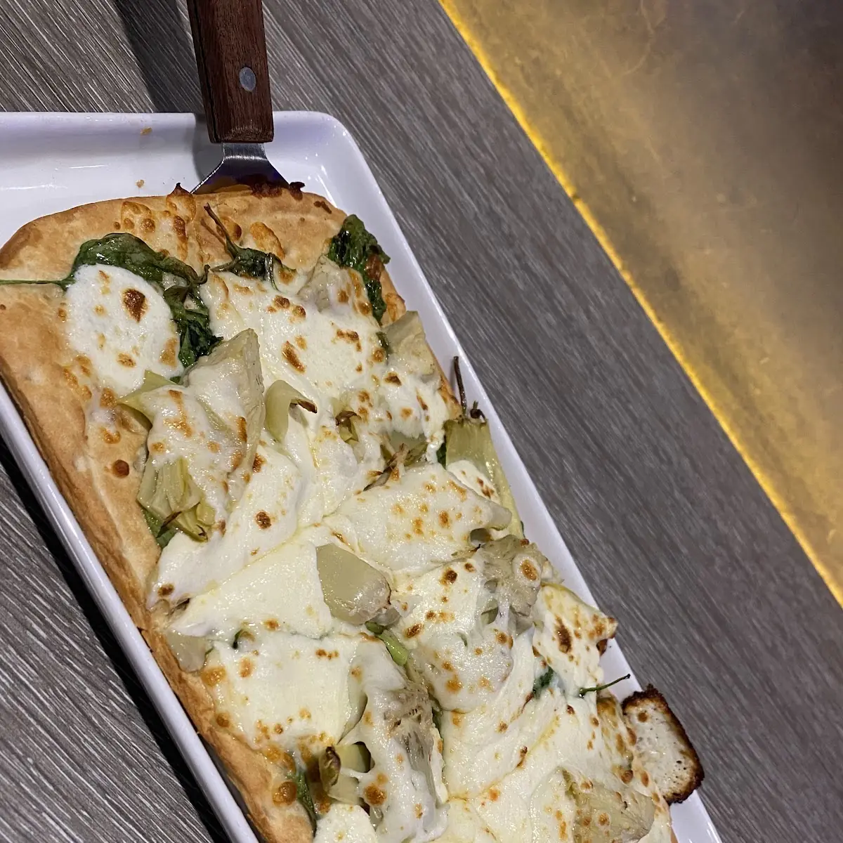 Spinach Artichoke Flatbread