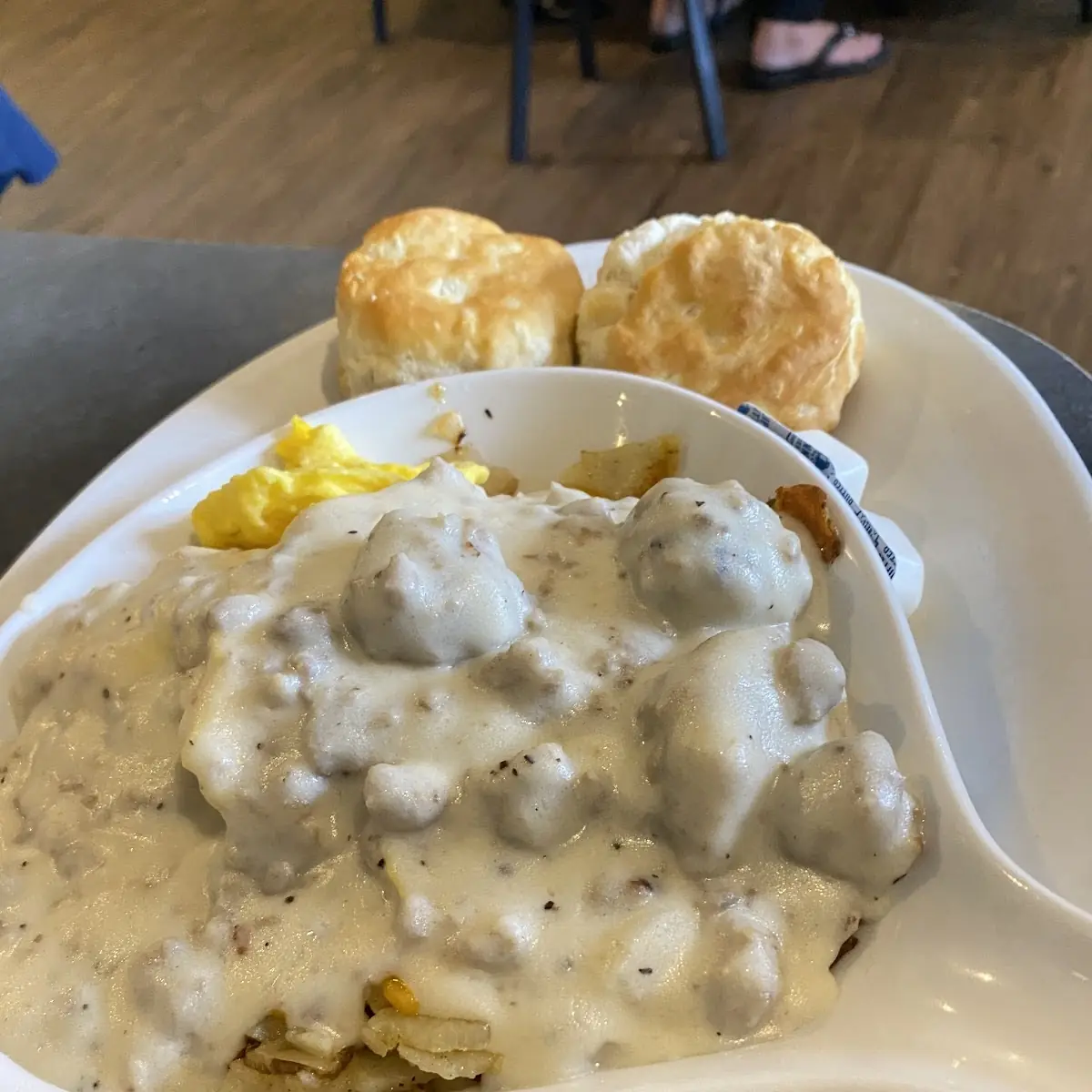 Sausage Gravy and Biscuits