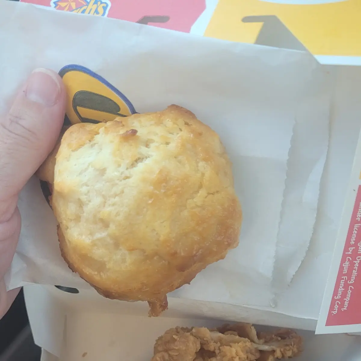 Fried Chicken with Biscuit