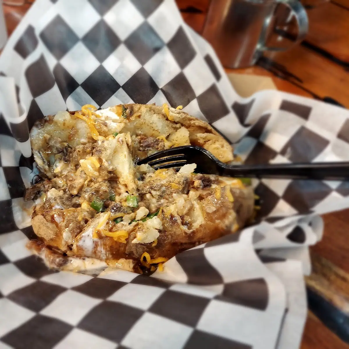 Chopped Brisket Potatoes