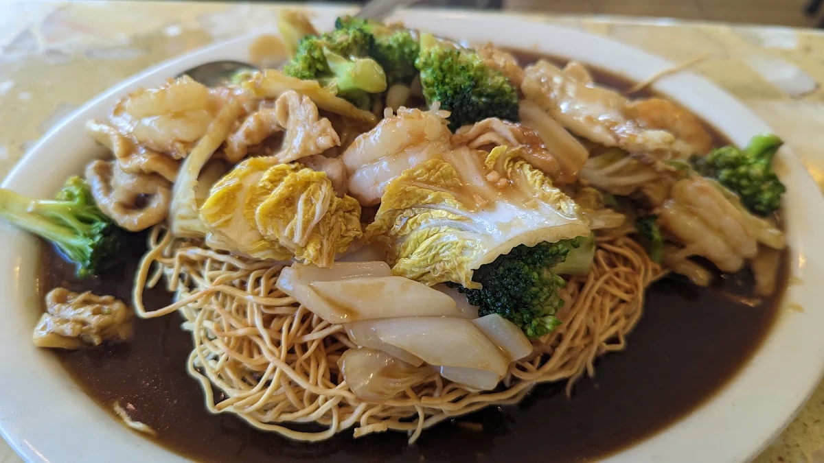 Combination Pan Fried Noodles