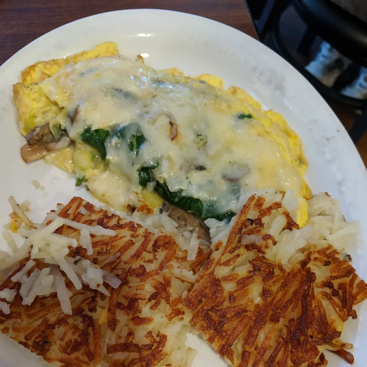 California Omelette and Hash Browns