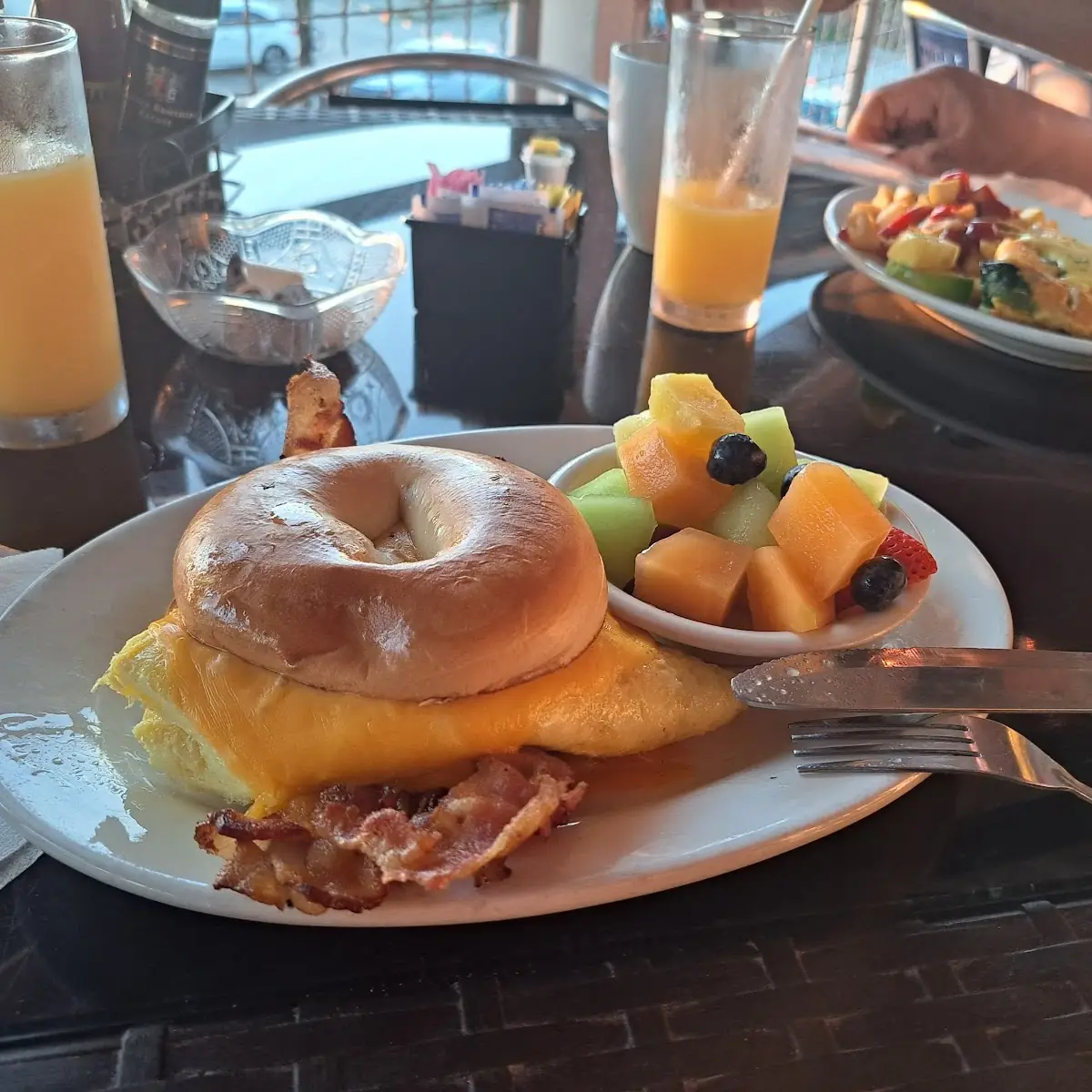 Breakfast Bagel Sandwich