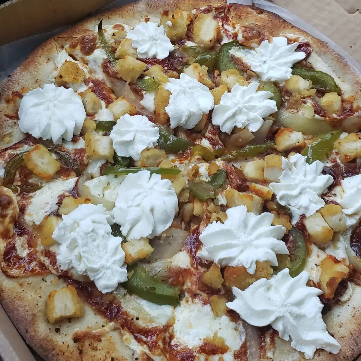 BBQ Chicken Pizza Slice