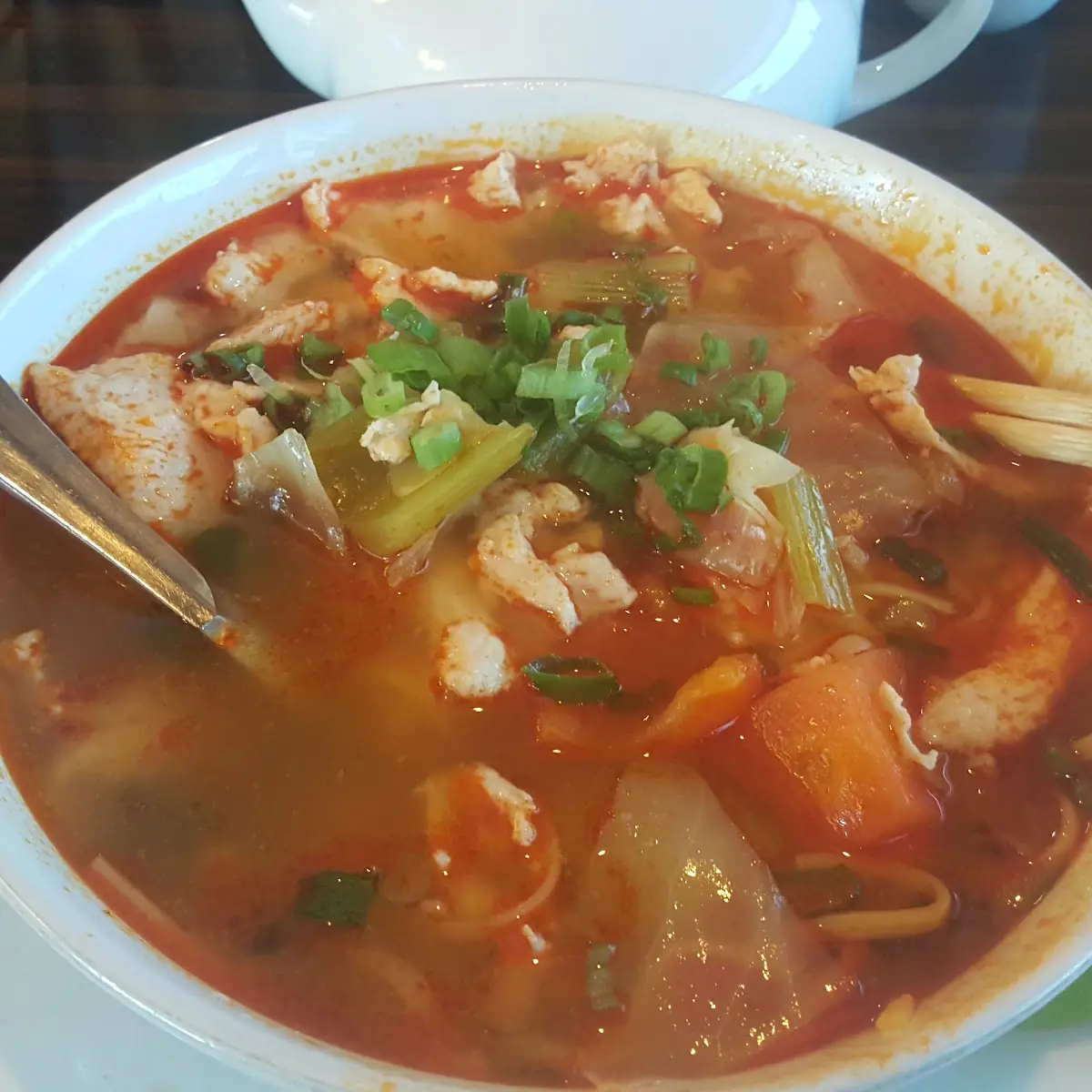 Spicy Chicken Noodle Soup