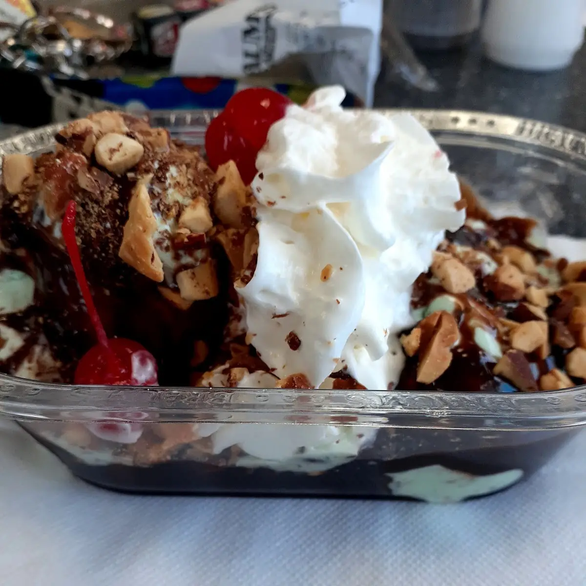 Double Dip Hot Fudge Sundae