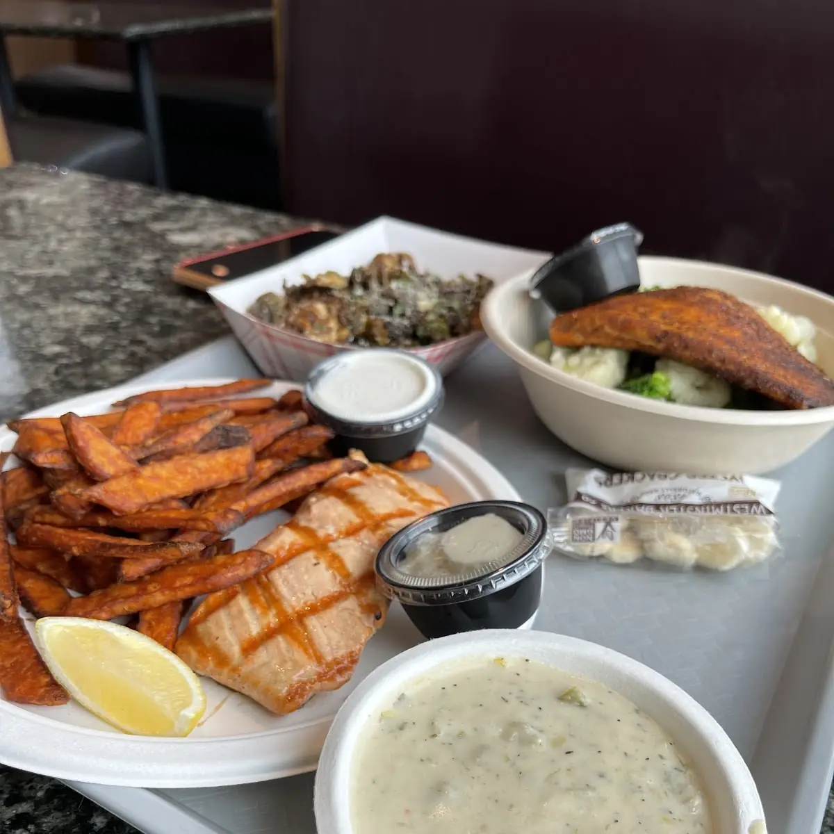 New England Clam Chowder Fish & Chips