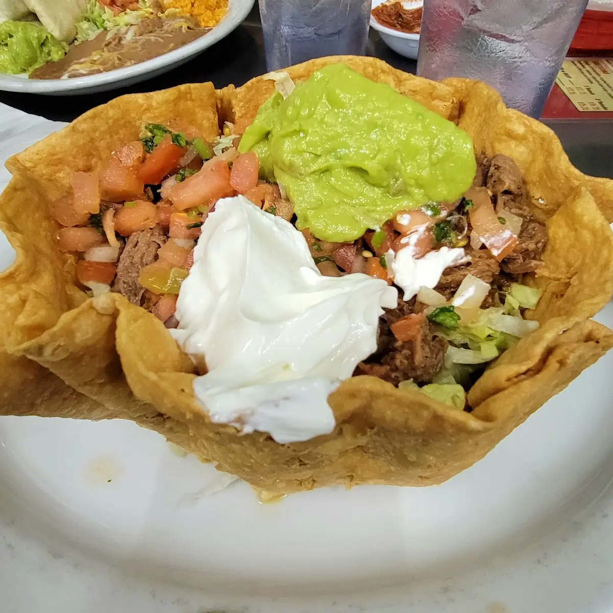 Taco Salad Shredded Beef