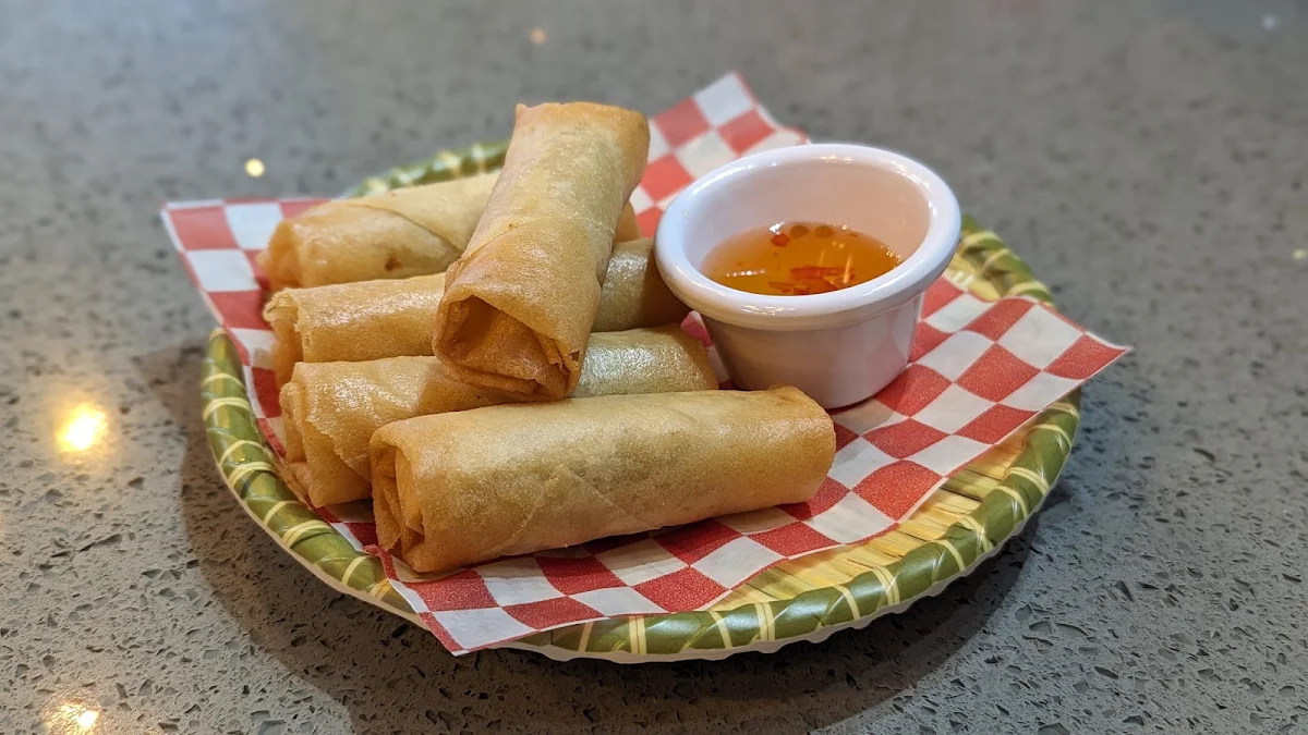 Veg spring rolls...