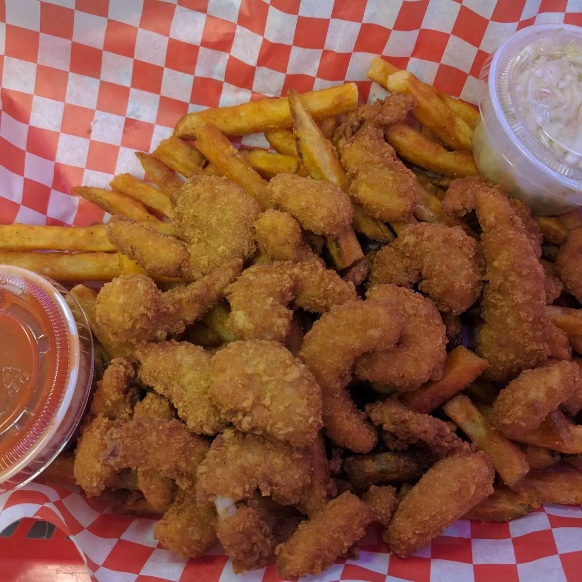 Popcorn Shrimp Basket