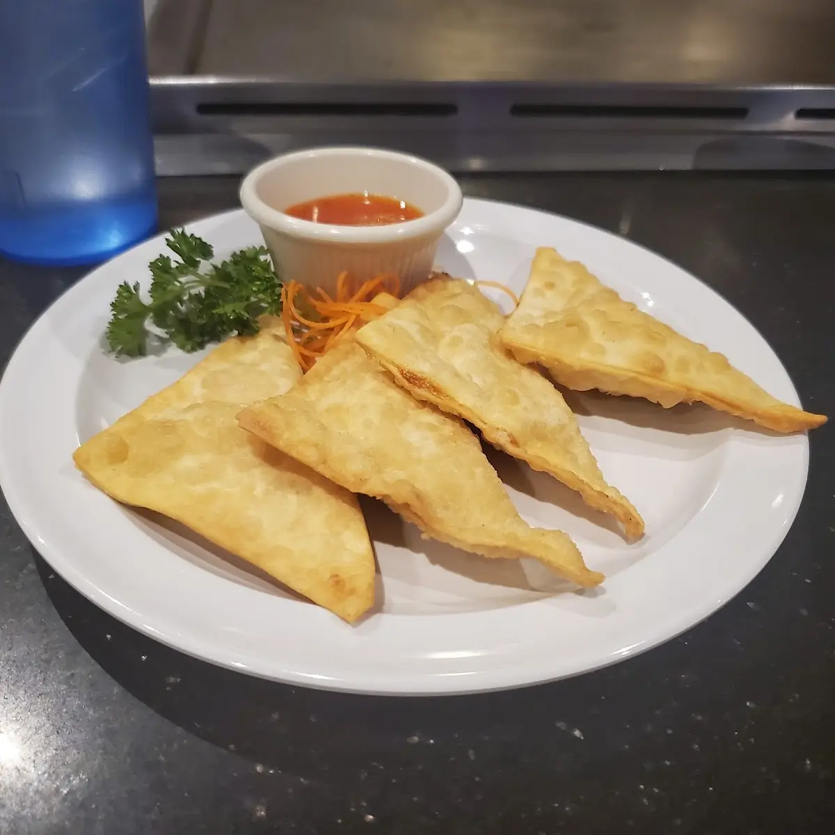 Crab Rangoon with Sweet Chili Sauce