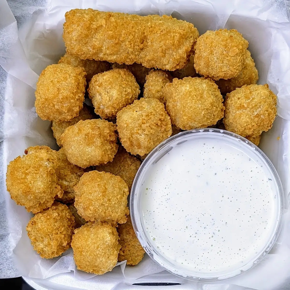 Cheese Balls with Ranch