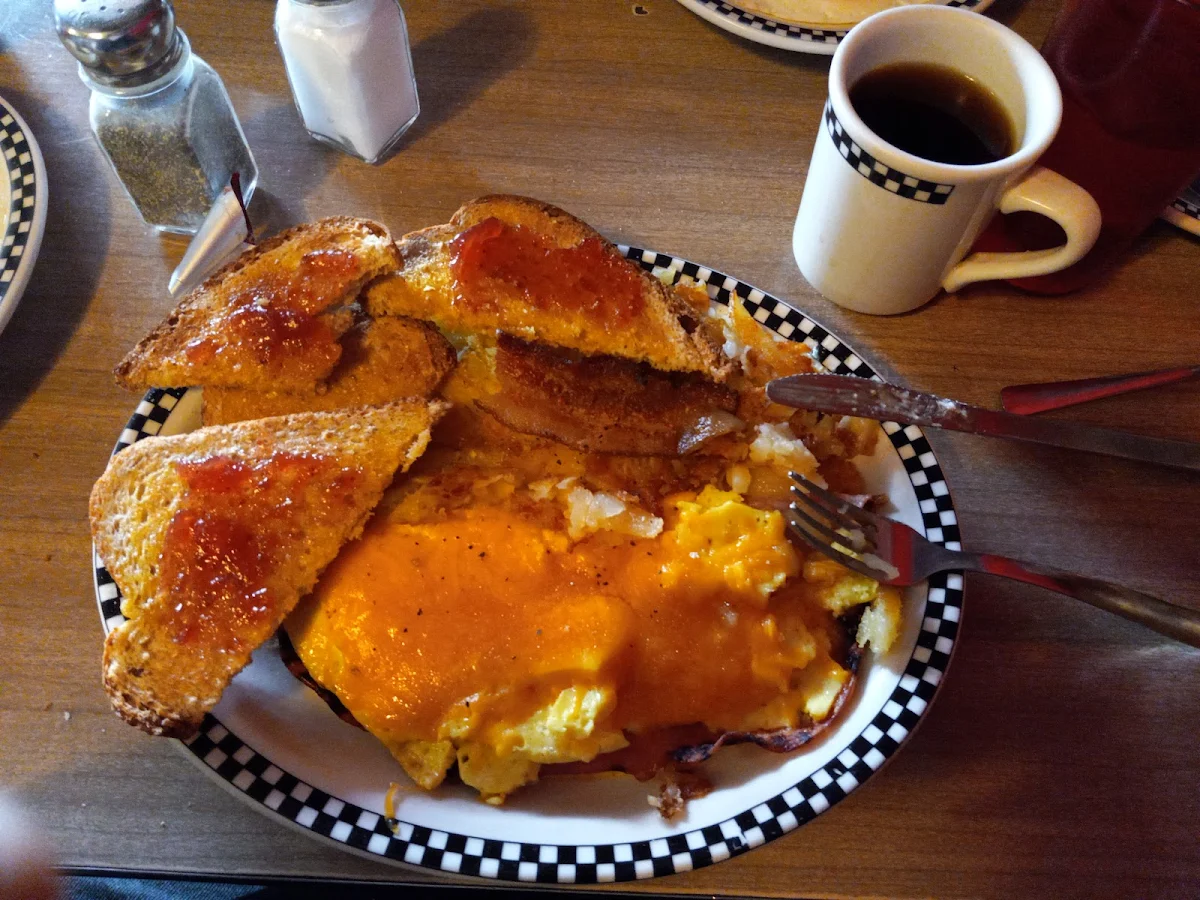 Ham Egg and Cheese Omelette
