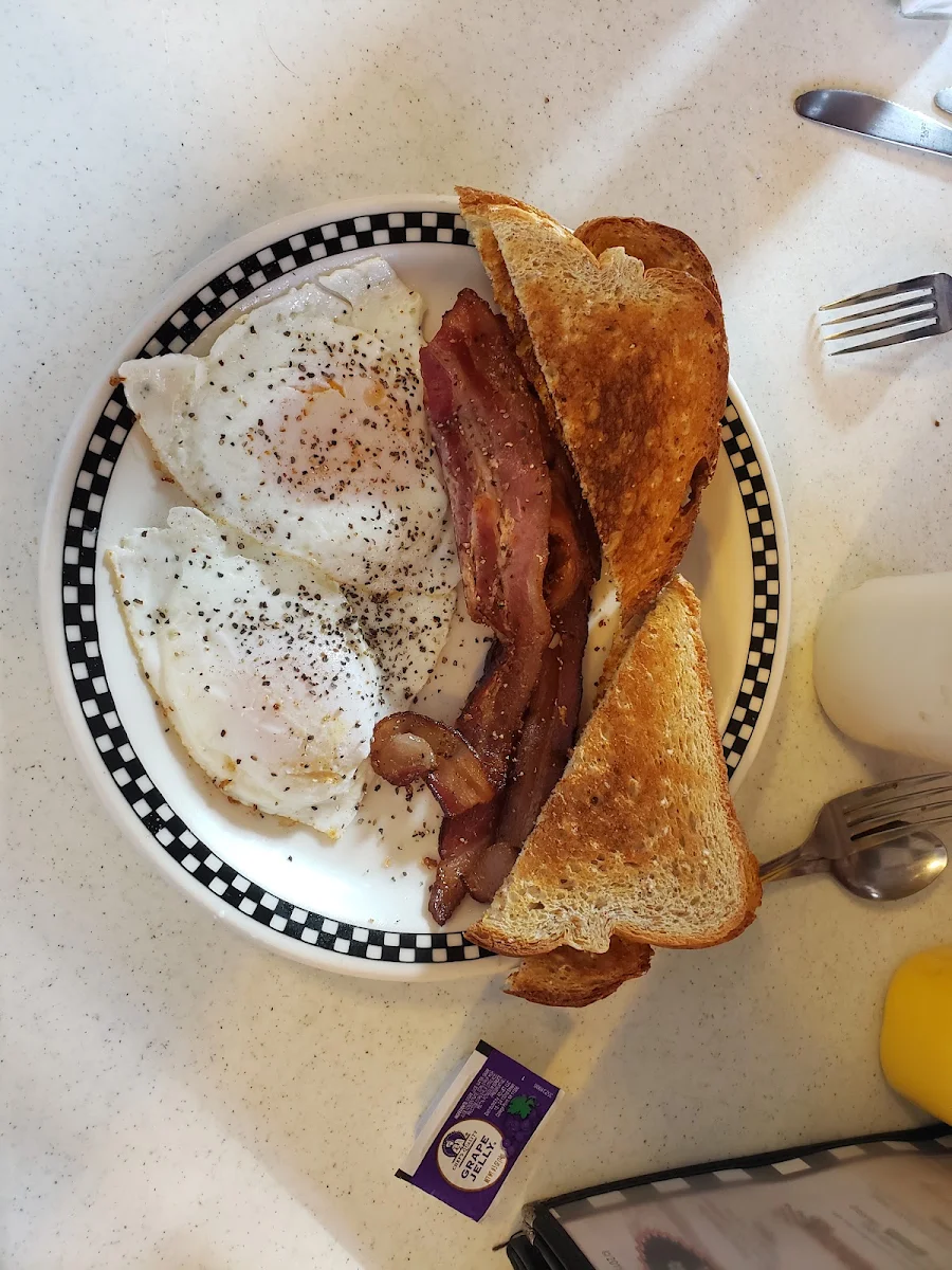 Two Eggs Bacon and Toast