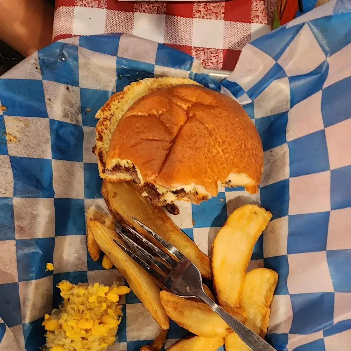 Kids Bacon Cheeseburger
