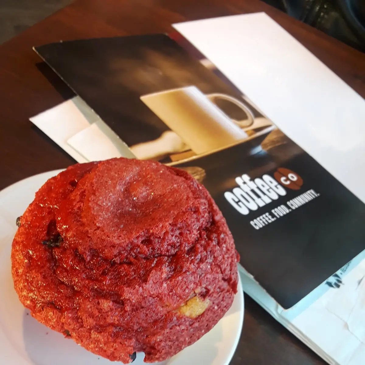 Strawberry Chocolate Chip Muffin