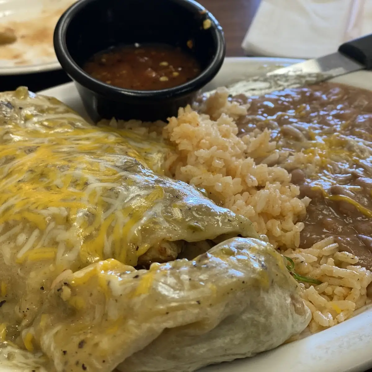 Wet Chicken Burrito