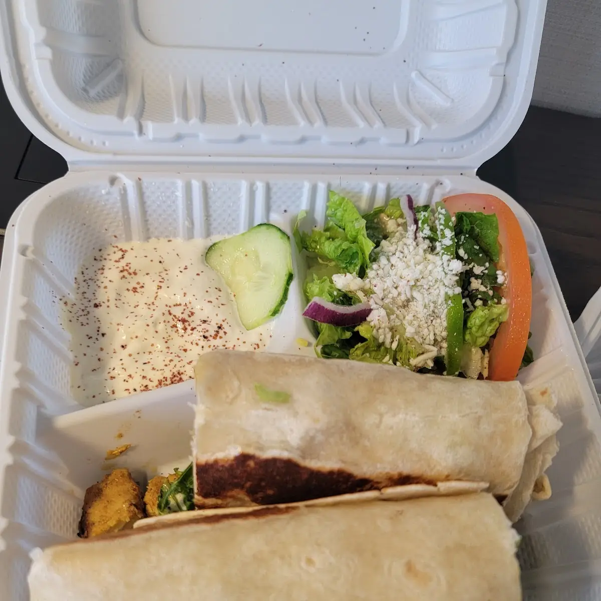 Beef shawarma plate