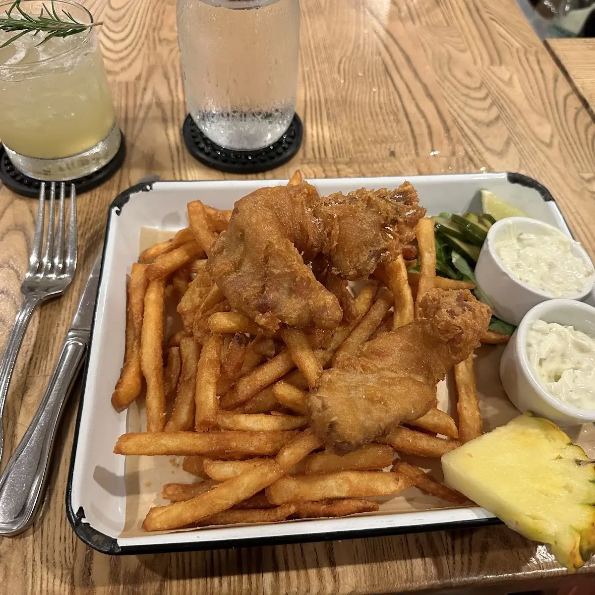 Tuna Belly Fish and Chips