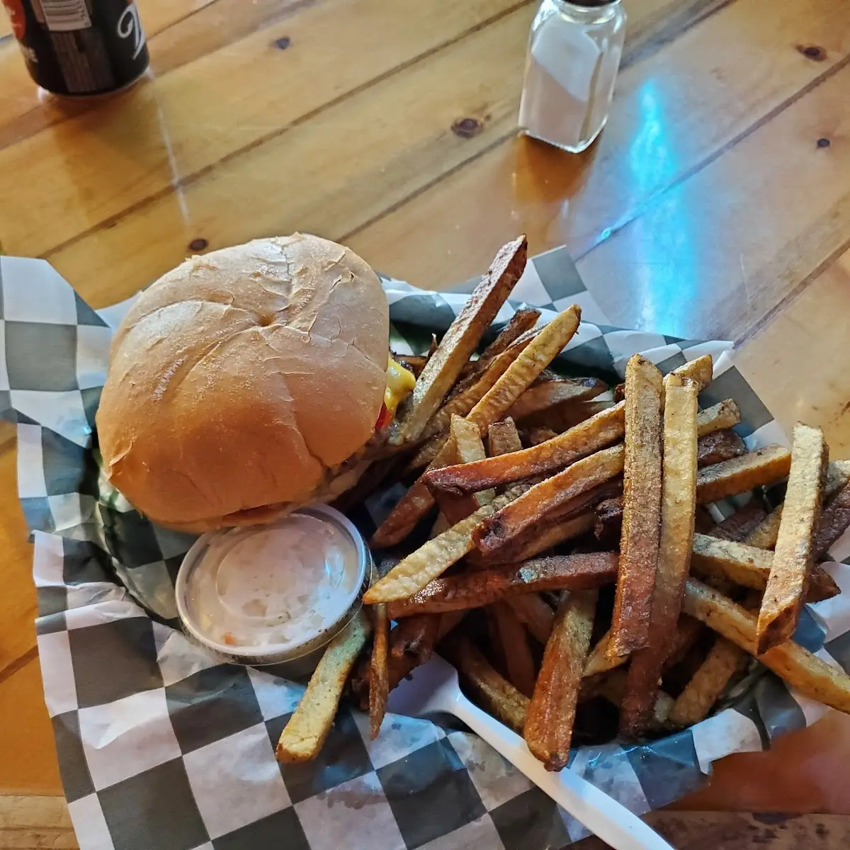 Bacon Cheeseburger with Fries