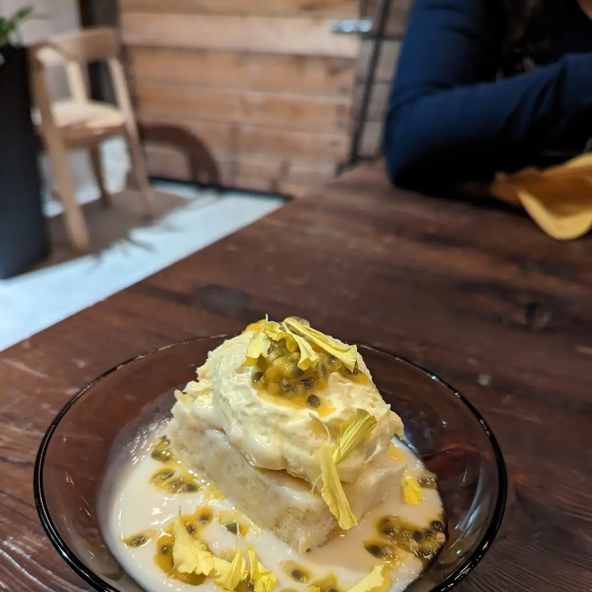 Passion Fruit Tres Leches Cake