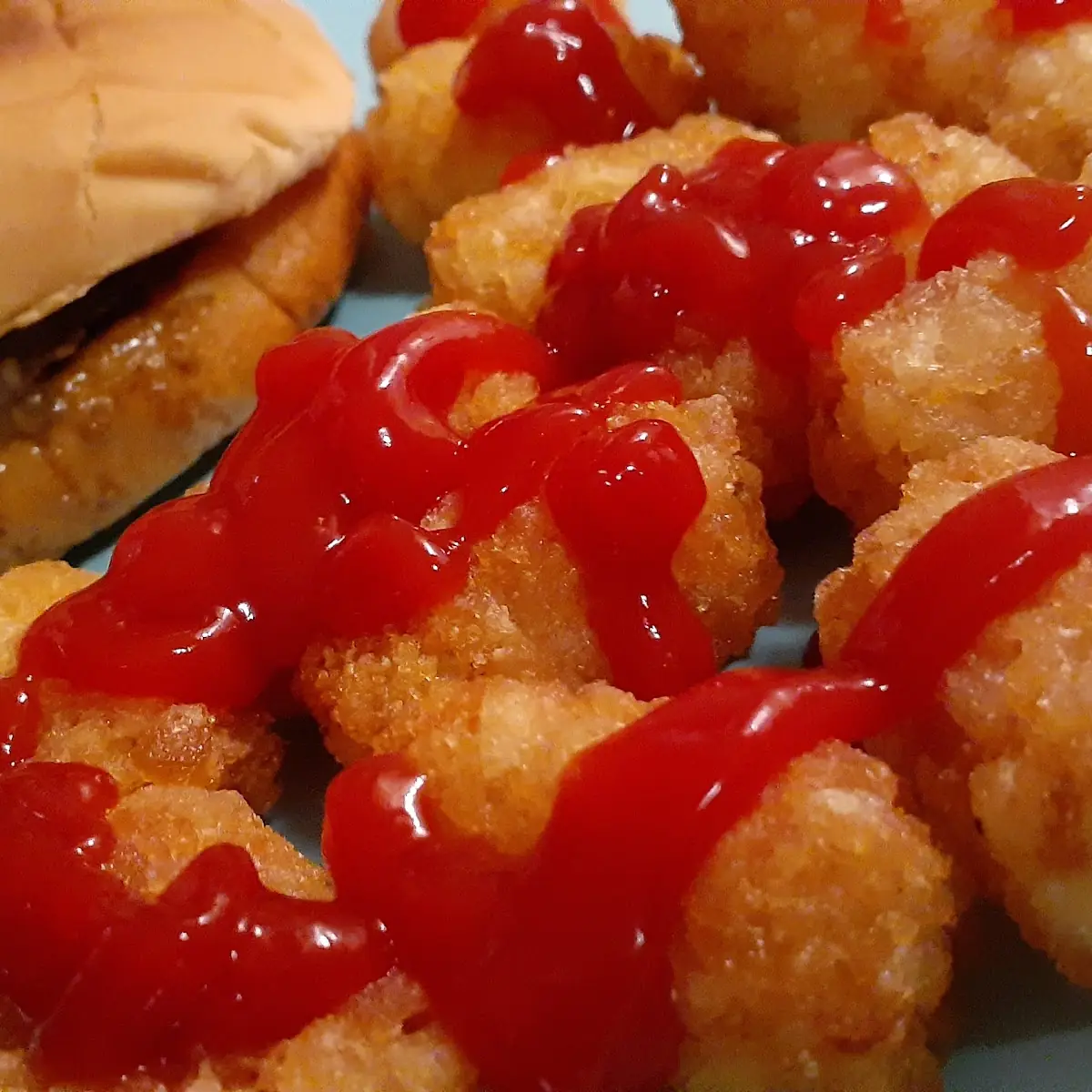 Cowboy Burger with Tots