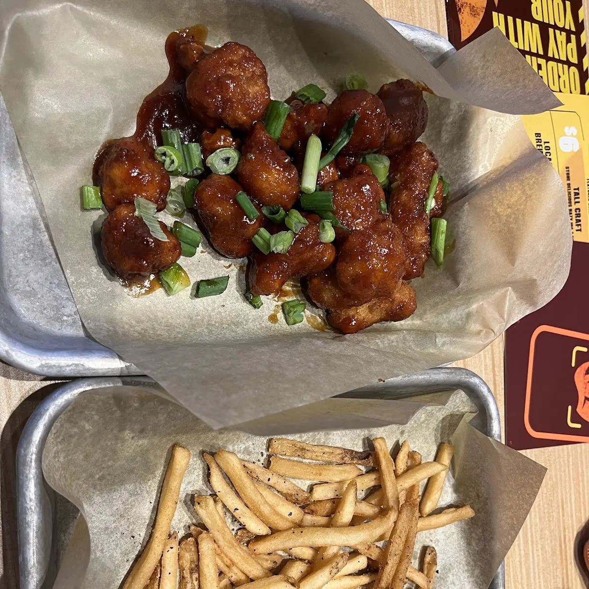Asian Zing Cauliflower Wings
