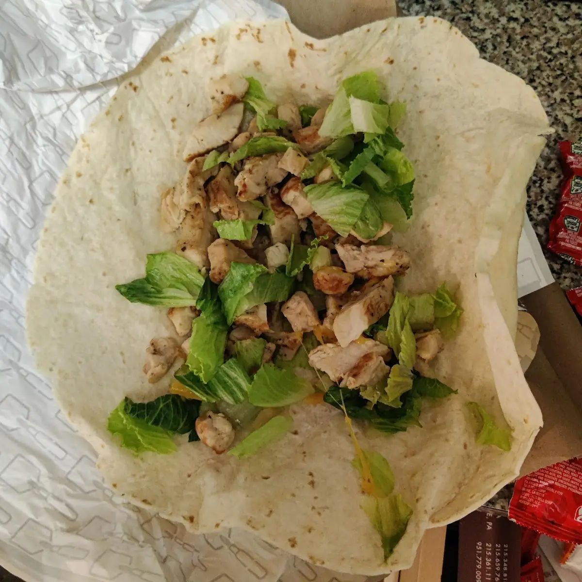Grilled Chicken Ranch Wrap