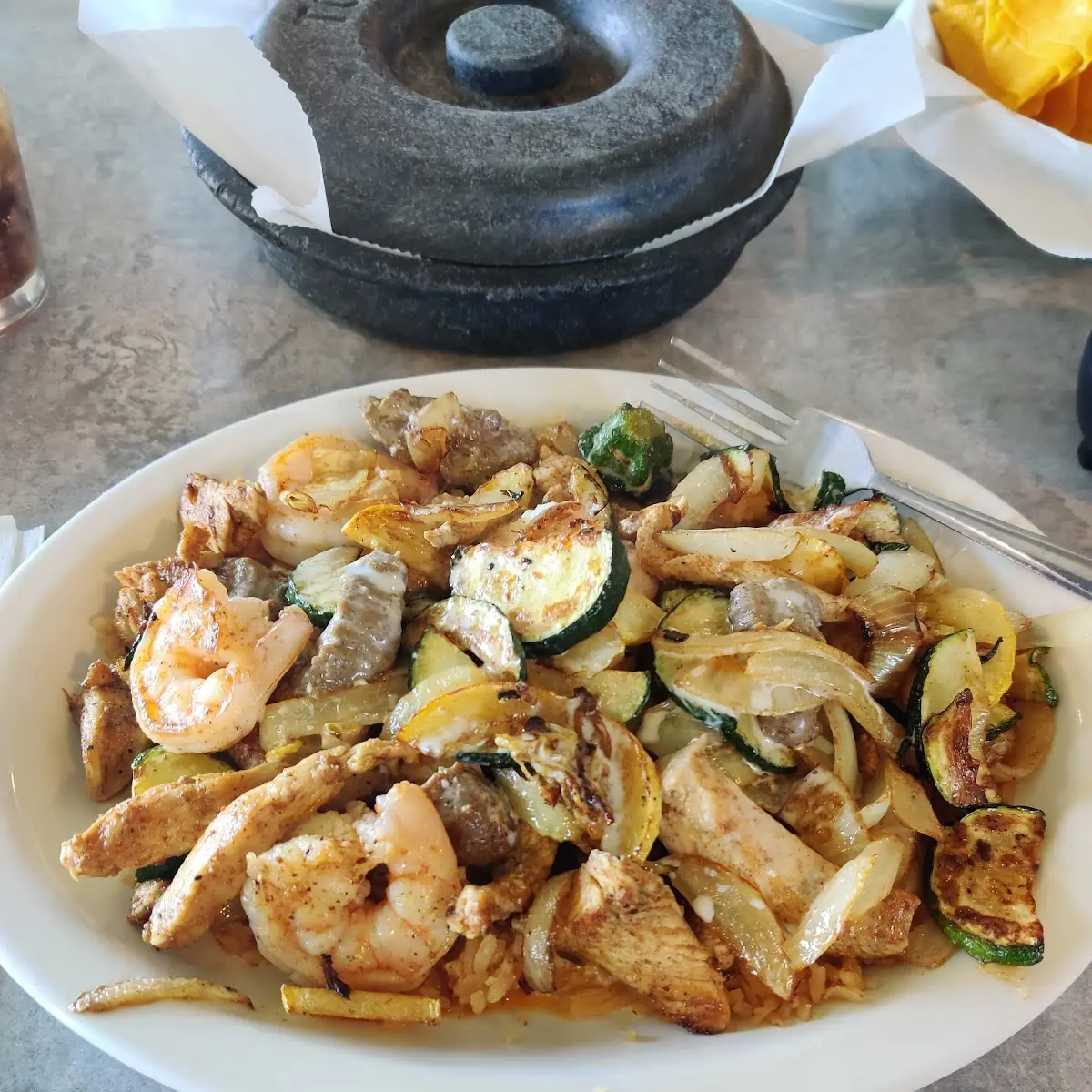 La Botana with Grilled Shrimp