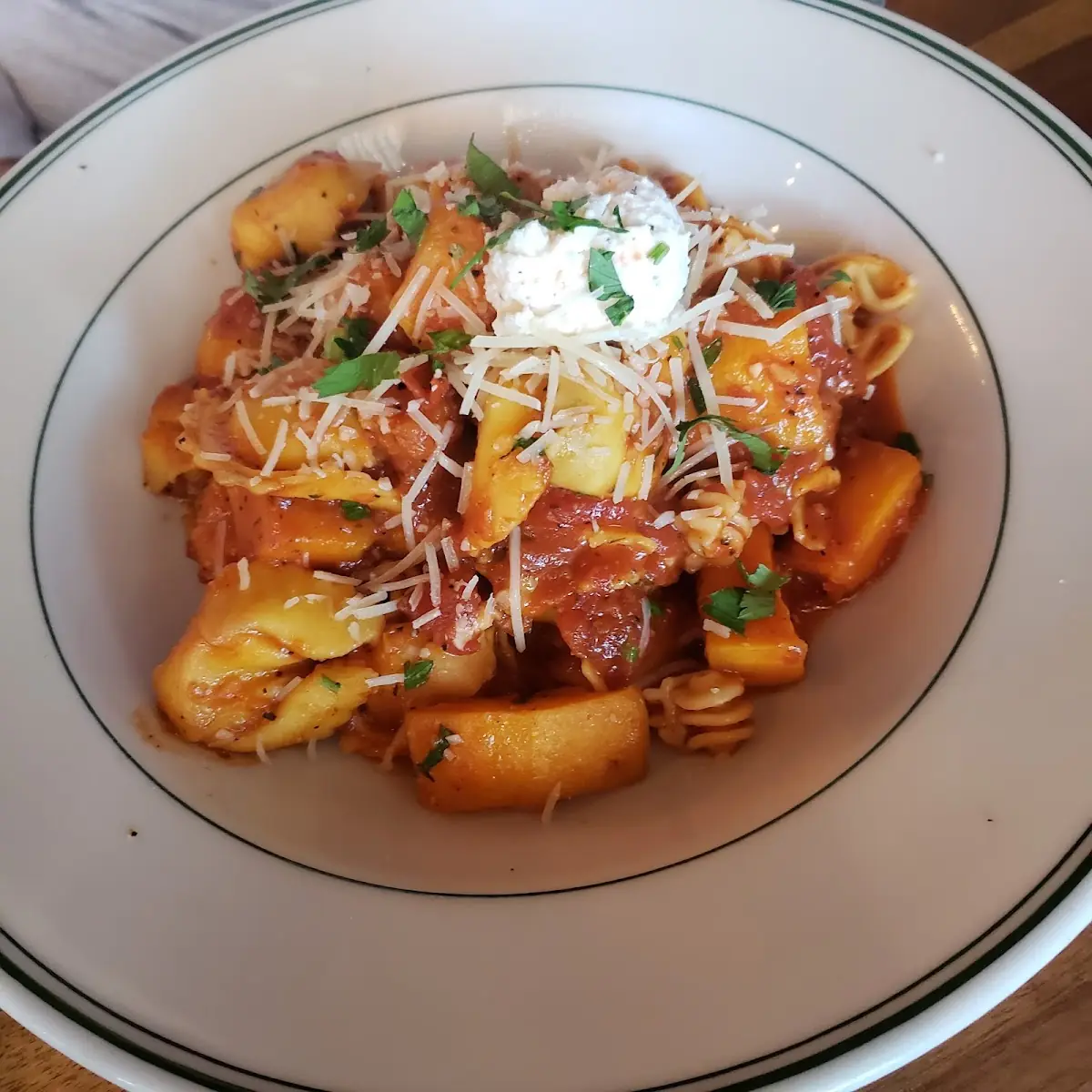 Cheese Tortellini with Butternut Squash