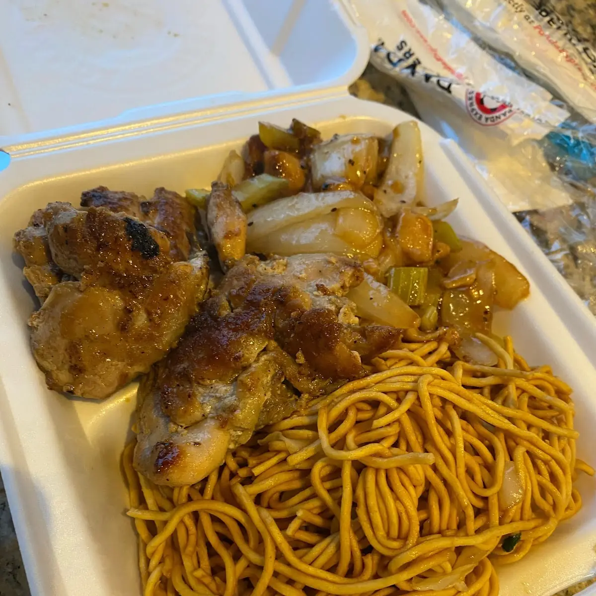 Orange Chicken Chow Mein