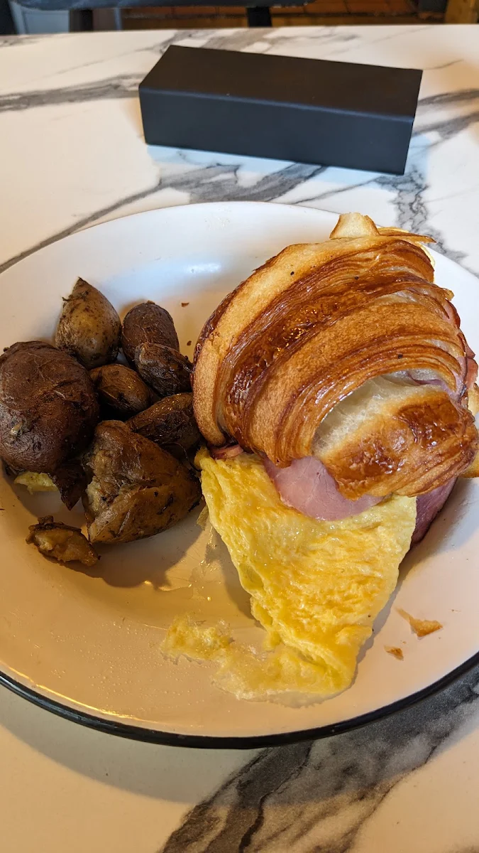 Ham Cheese and Egg Croissant