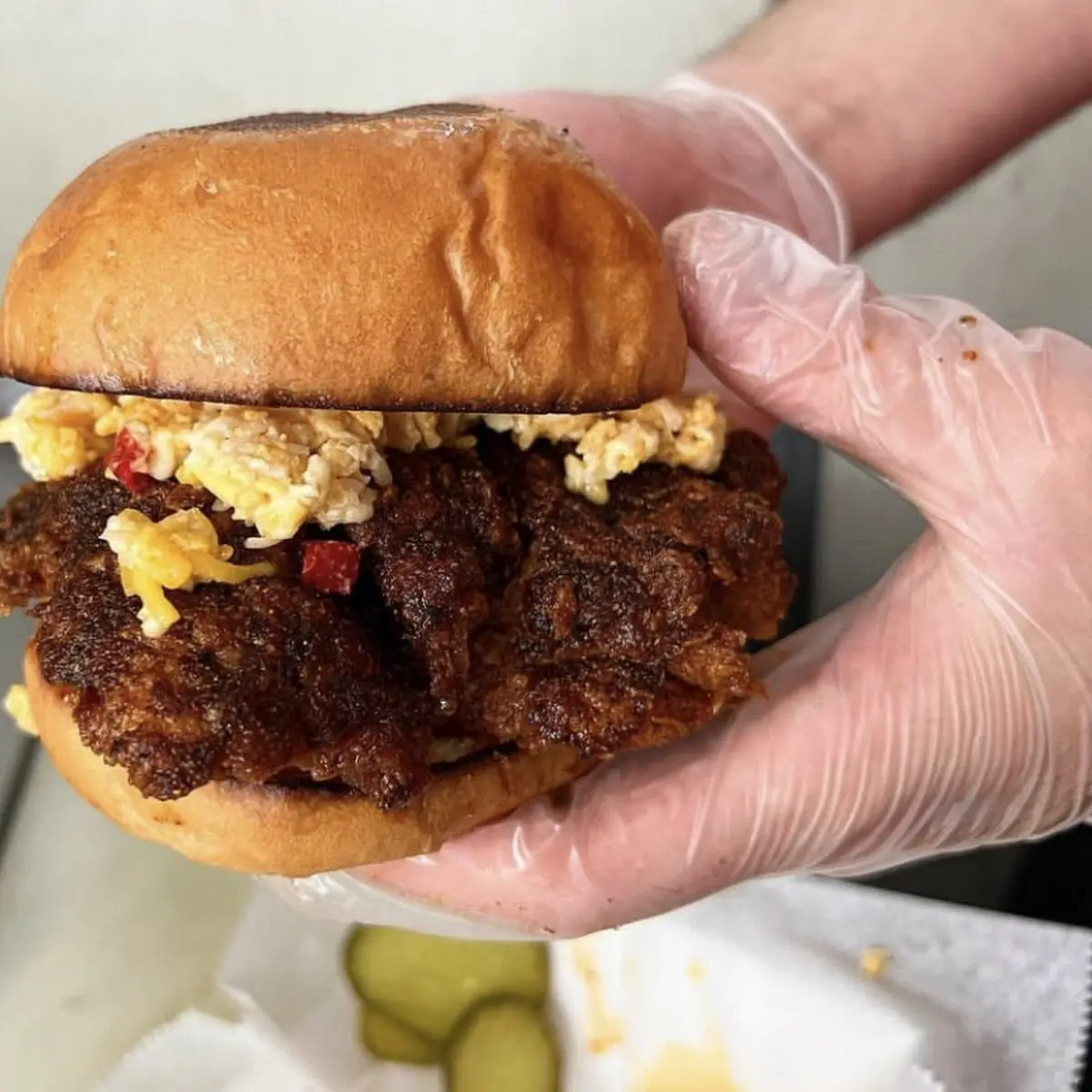 Hot Chicken Sandwich