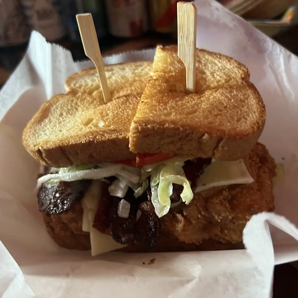 Spicy Chicken Toaster