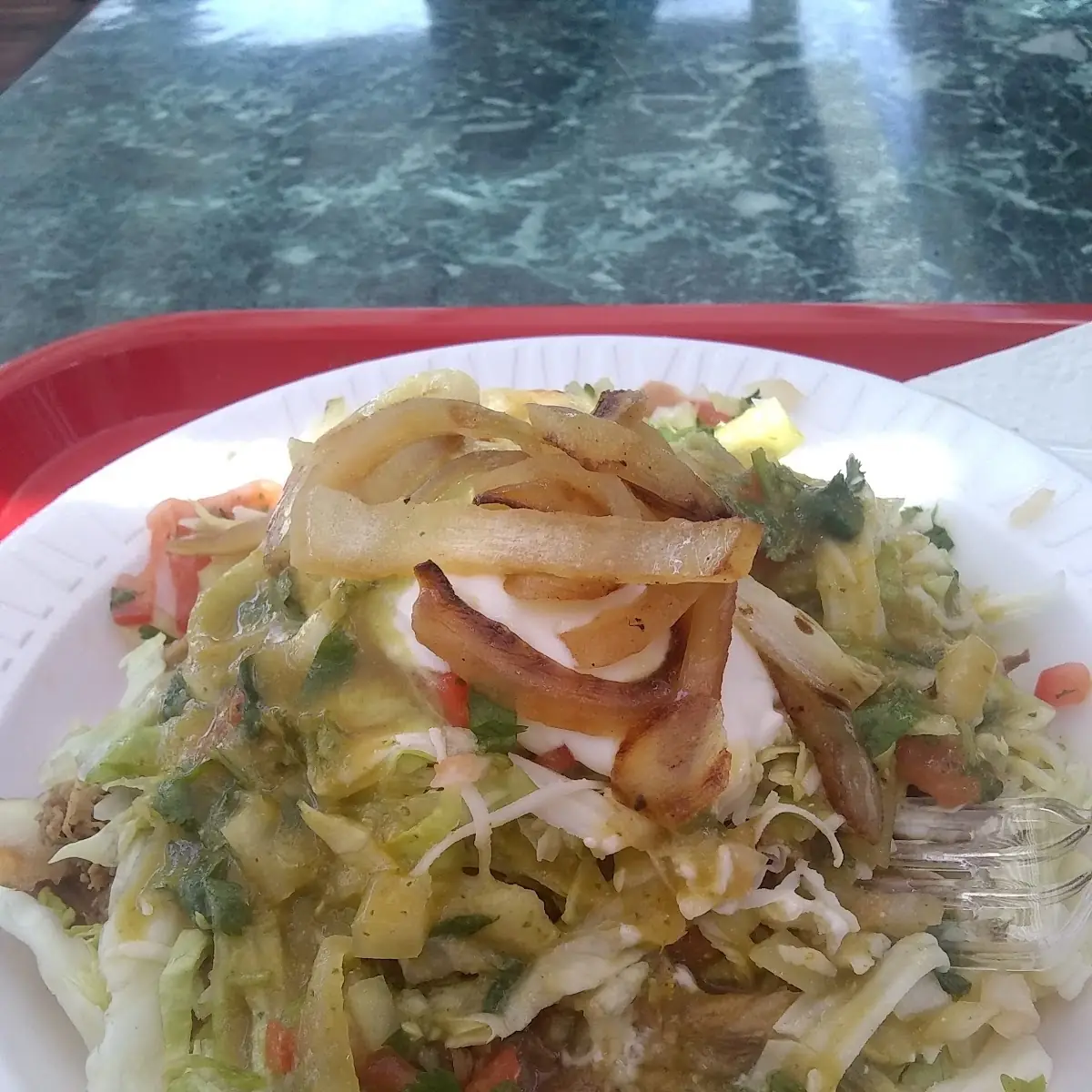 Beef Tostada