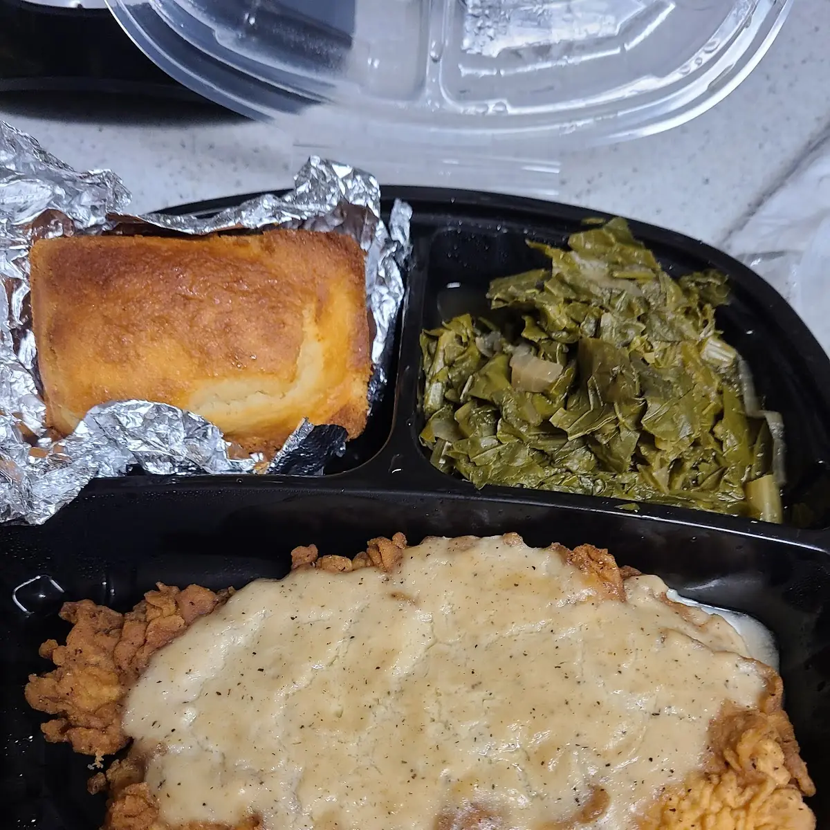 Country Fried Chicken Turnip Greens Cornbread