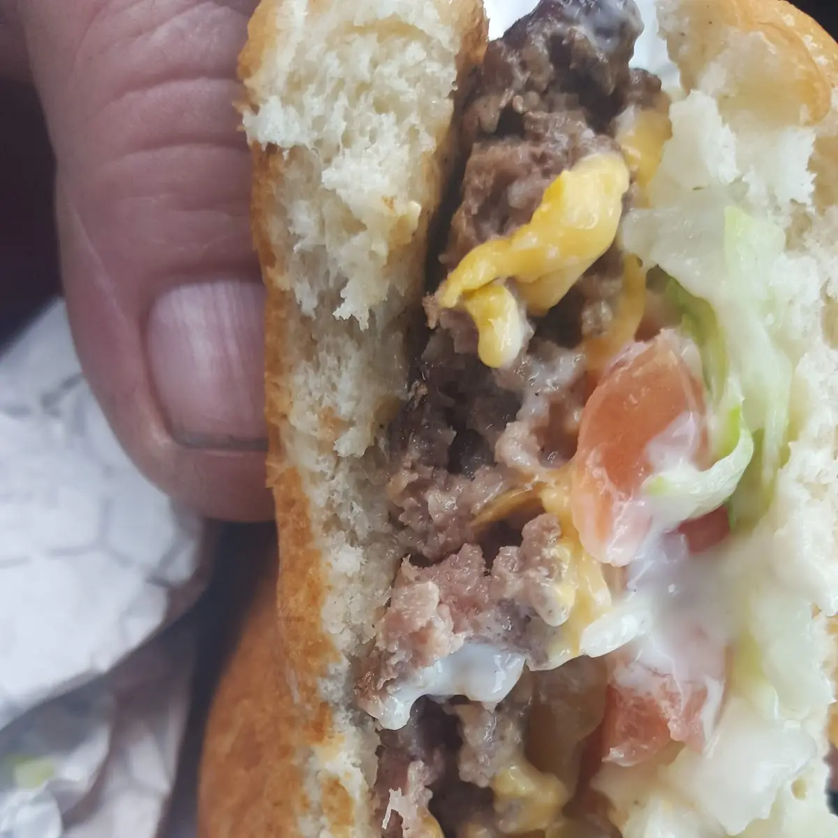 Double Cheese Smash Burger Loaded