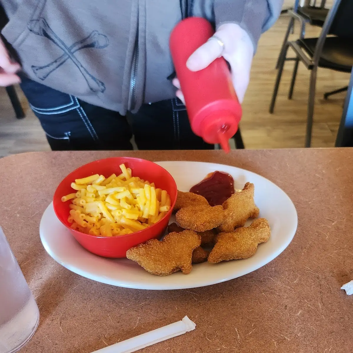 Chicken Nuggets and Mac and Cheese