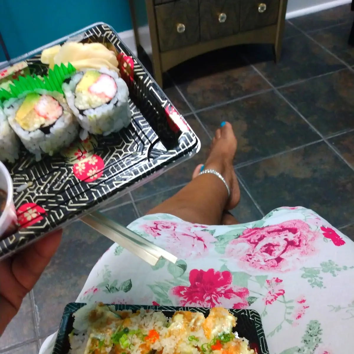 Spider Roll and California Roll